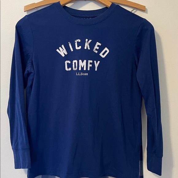 L.L BEAN Youth 14/16 Pajama Set Wicked Comfy Plaid Flannel Long Sleeve Pants - Picture 2 of 6